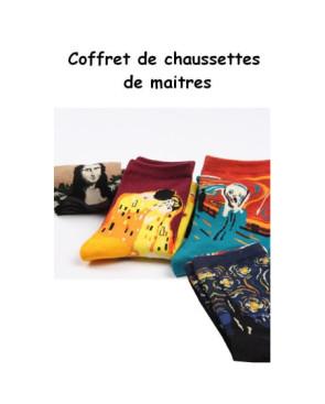 Le coffret de Chaussettes de maitres Peintre 