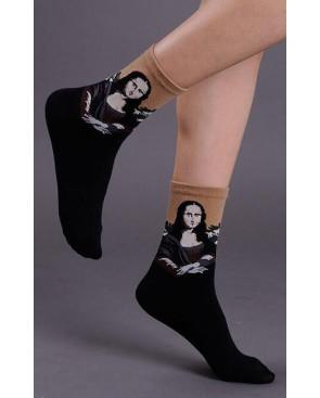  Chaussettes la joconde d'après léonard de vinci