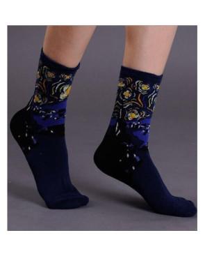  Chaussettes la nuit de van Gogh