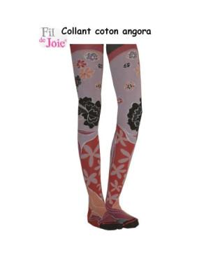 Collant Fil de joie Coton Angora Lotus