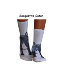 Chaussettes imprimées Pug Rigolos