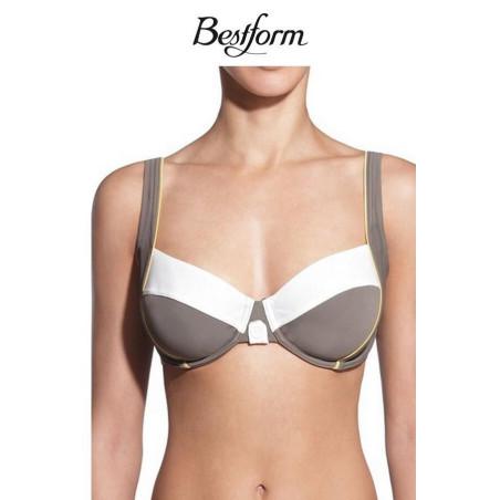Top Maillot Aqua Sclupt Kaki Bestform