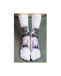 Chaussettes imprimées Pug de concours