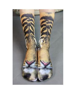 Chaussettes Imprimées Tigre