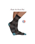 Chaussettes Berthe aux grands pieds Homme rayures jean