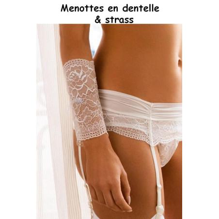 Menottes Dentelle et Strass Lejaby