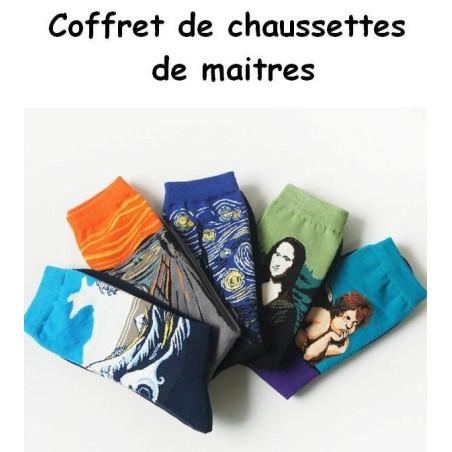Box De chaussettes de maitres d'art Homme