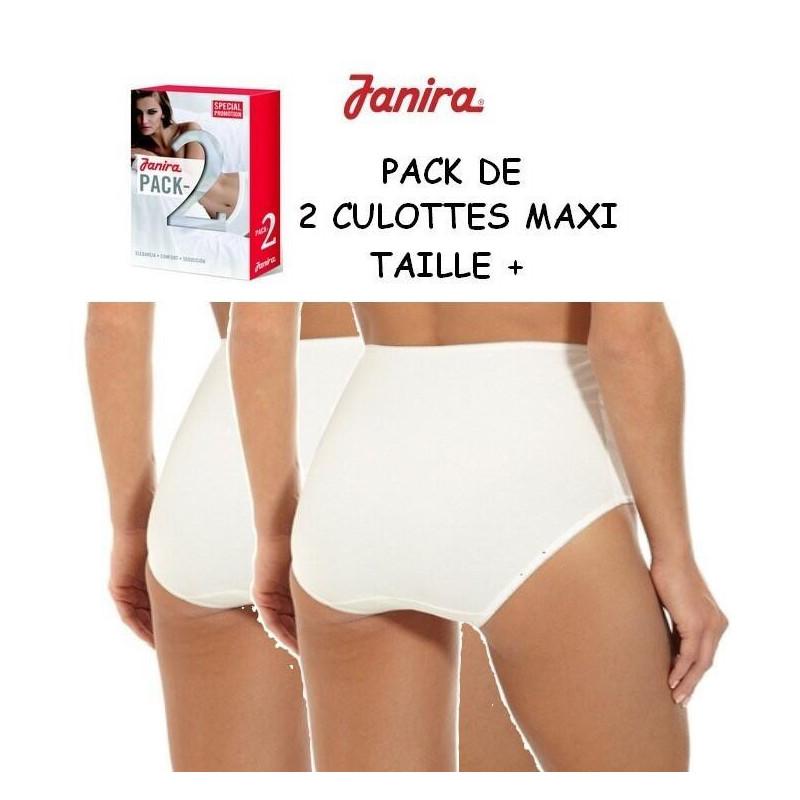 Lot De culotte Coton JAnira Maxi grande taille