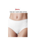 Pack de Slip Janira Midi coton