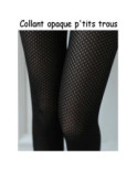 Collant Opaque Petits Trous ajourés