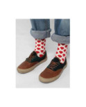 Chaussettes Boules rouges Coton