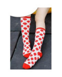 Chaussettes Boules rouges Coton