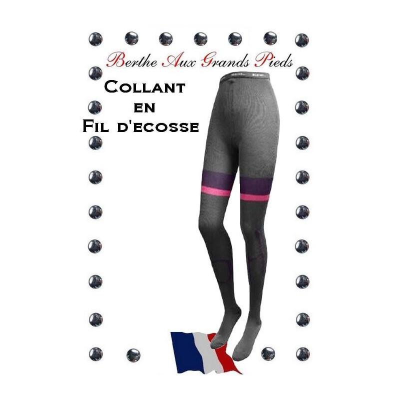 Collant Berthe aux grands pieds Hola! fil d'ecosse