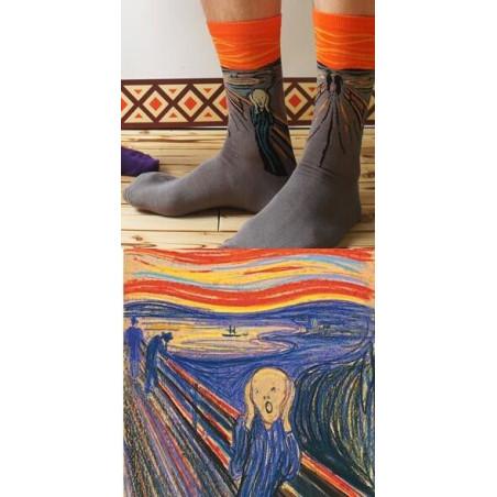 Chaussettes coton le cri  de Munch