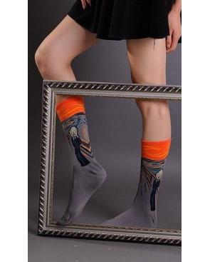  Chaussettes coton le cri  de Munch