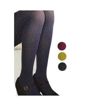 Collant Opaque Plumetis Multicouleur