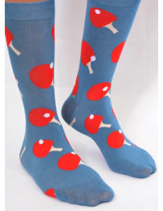 Chaussettes Coton ludiques Ping Pong
