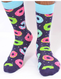 Chaussettes fun et délire Donuts rigolos