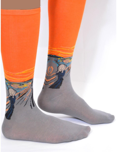 Mi bas tableaux célèbre le cri de munch