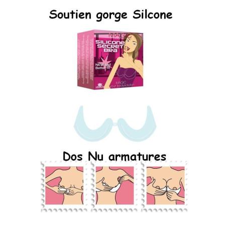 Soutien gorge silicone invisble dos nu