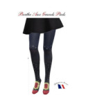 Collant chaud Berthe aux grands pieds Médaillon Plumetis