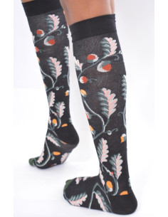 jolies chaussettes branches de chêne et lutin 2