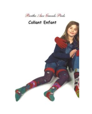  Collant Berthe aux grands pieds Enfant hiver Coquelicots