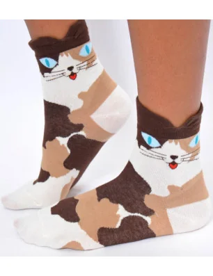 chaussettes chats rigolos
