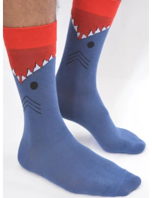 Chaussettes-LEs-Petits-caprices-requins-montres-requins-dévorent-les-pieds-chaussettes-de-la-mort