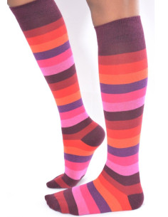 Mi bas rayures friandise 2