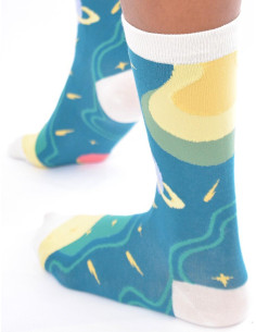 Chaussettes tendance Planètes Uranus 2