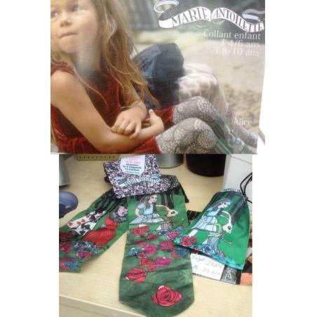 Collant Marieantoilette Enfant Alice aux Pays des Merveilles