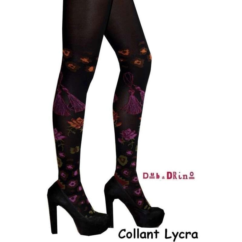 Collant Dub Et Drino Fleurs et cordon