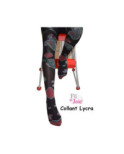 Collant fil de joie Roses noires lycra
