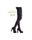 Collant Coton arbre fleuri blue LPC