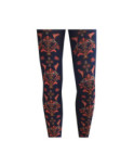 Collant Coton arbre fleuri blue LPC