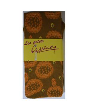 Collant sans pieds Fleurs D'automne coton