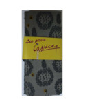 Collant sans pieds Fleurs grises  coton