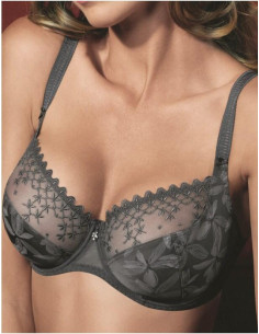 soutien Gorge Empreinte corbeille Eva ardoise