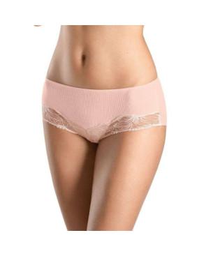  Shorty Hanro Valencia Coton et dentelle hortensia