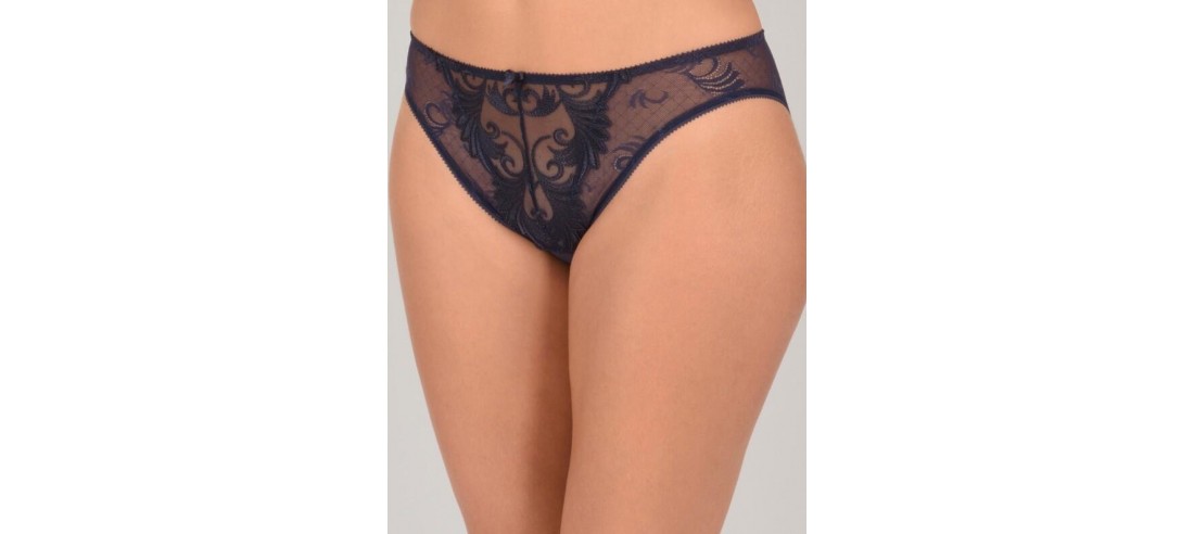 Slip Empreinte Thalia Shiny bleu 0356