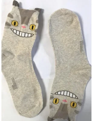 chaussettes fantaisie chat de totoro