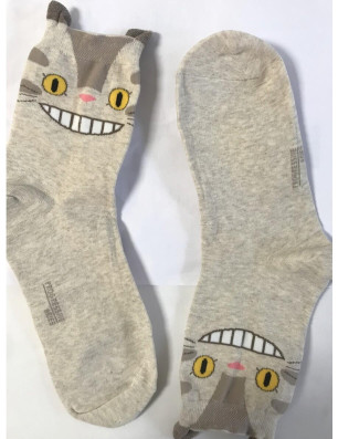 chaussettes fantaisie chat de totoro