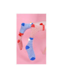 Chaussettes de Clown à Carreaux et pom pom