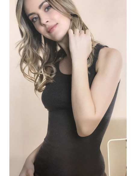 Top Moretta Laine et soie