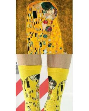 Chaussette d'artistes célebres baiser de Klimt