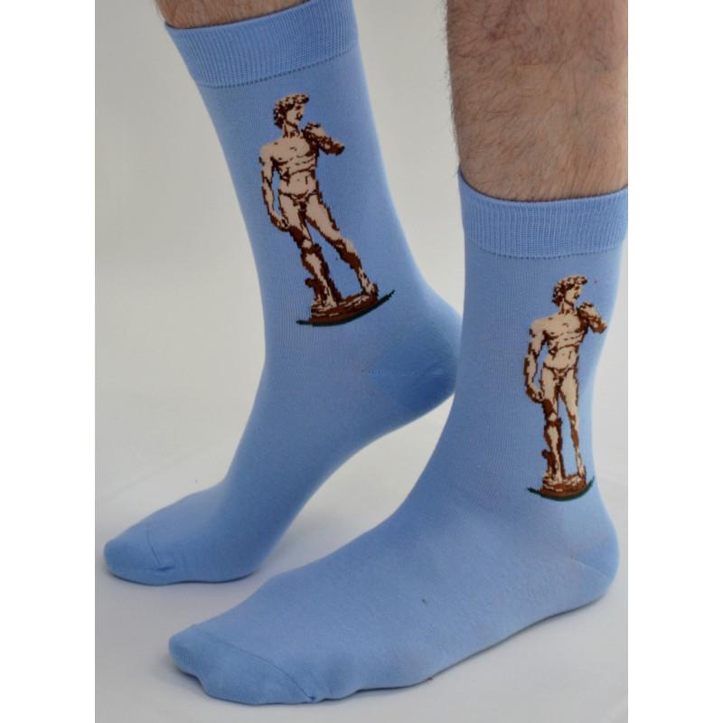 Chaussettes-les-petits-caprices-art-museum-Le-David-De-Michael-Ange-Profil
