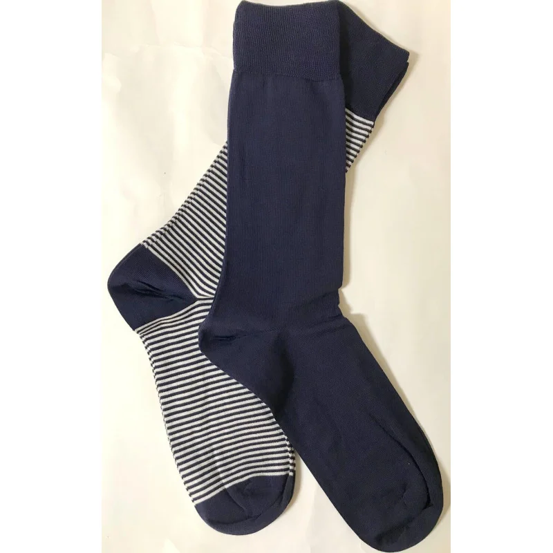 Lot 2 paires Chaussettes fil Hom Rayures