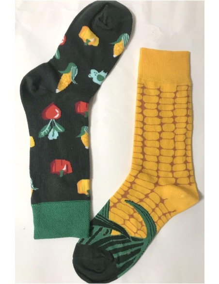 Chaussettes Coton Maïs et salade