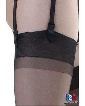  Bas Nylon authentique 15 noir détail